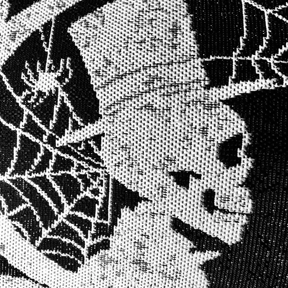 Halloween Victorian Skeleton Couple Throw Pillow